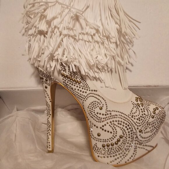 New pair of stiletto platform ankle boots - Picture 1 of 5